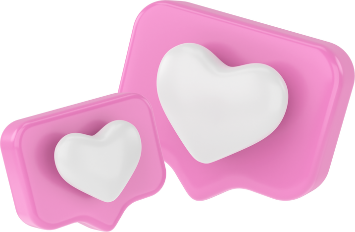 3D like icon. 3D element.